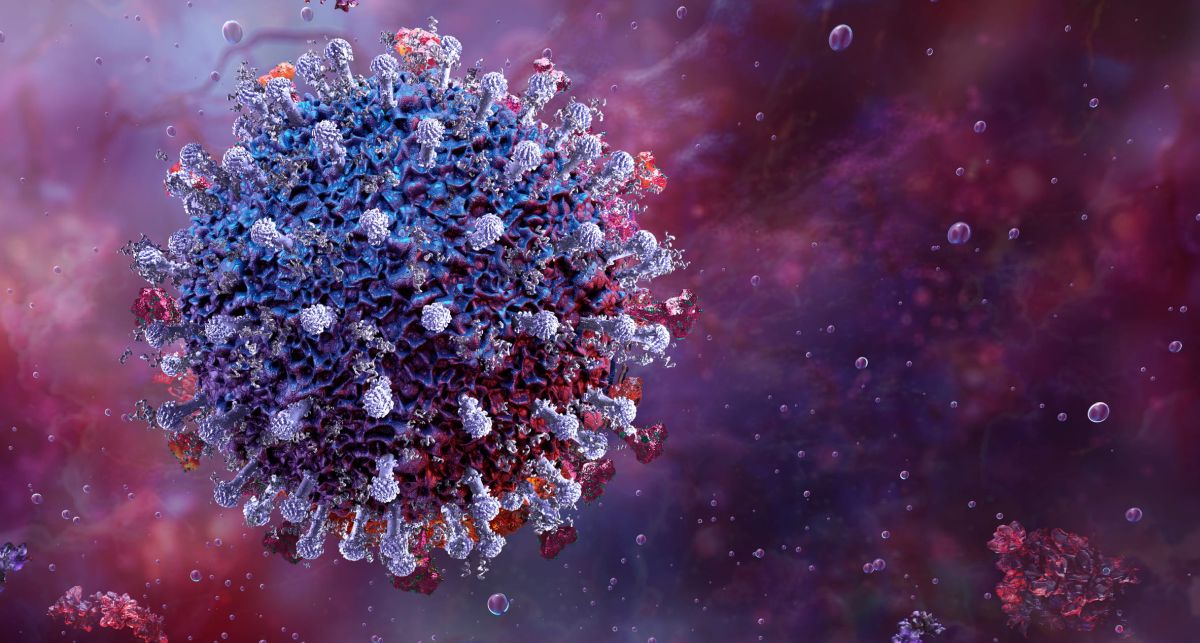 Diagram of a coronavirus