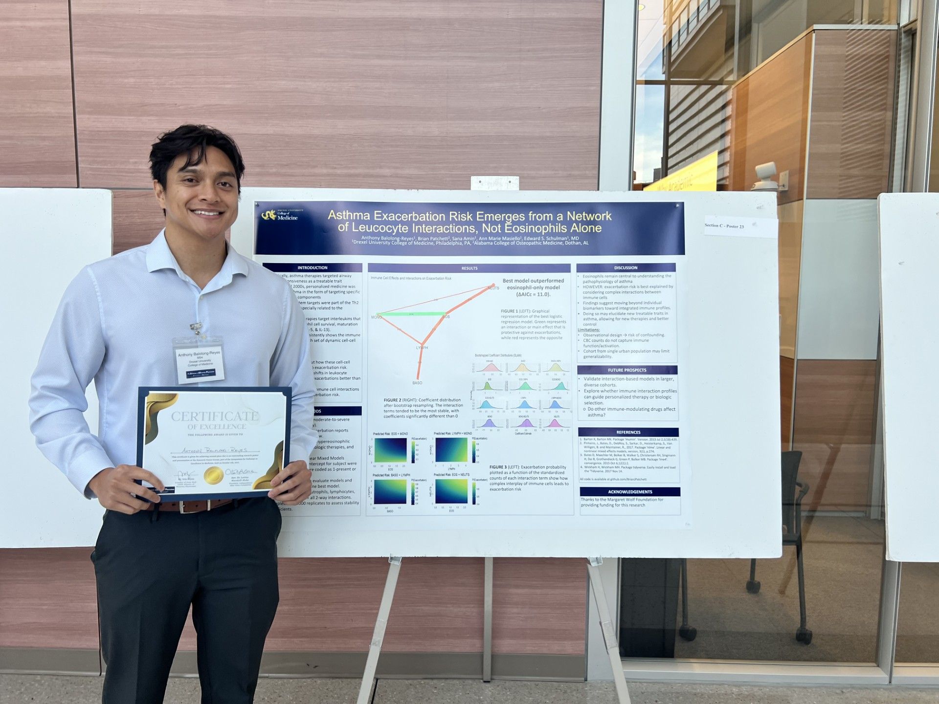 Drexel MD student Anthony Balalong-Reyes