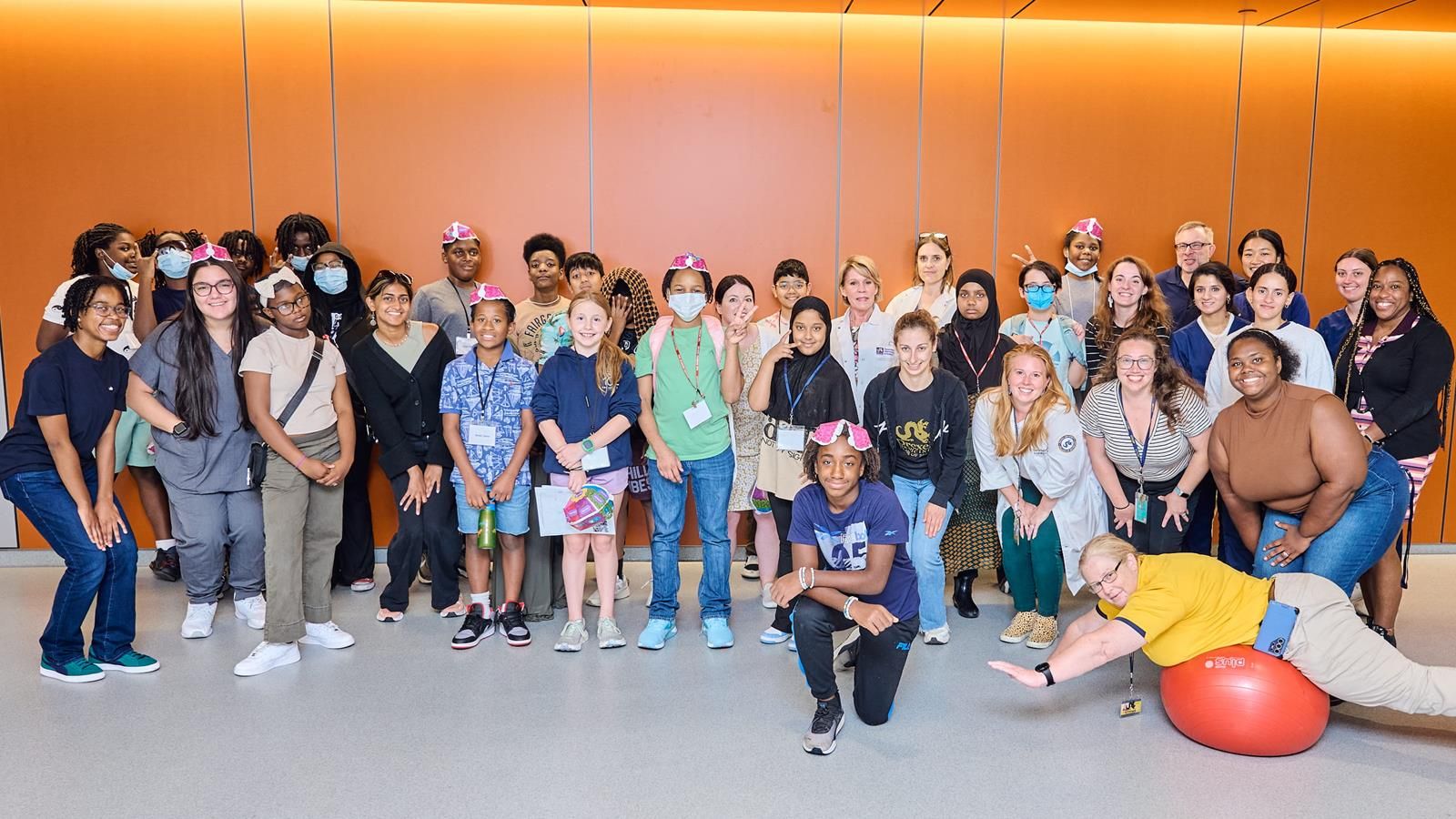 Students visiting the Drexel anatomy lab