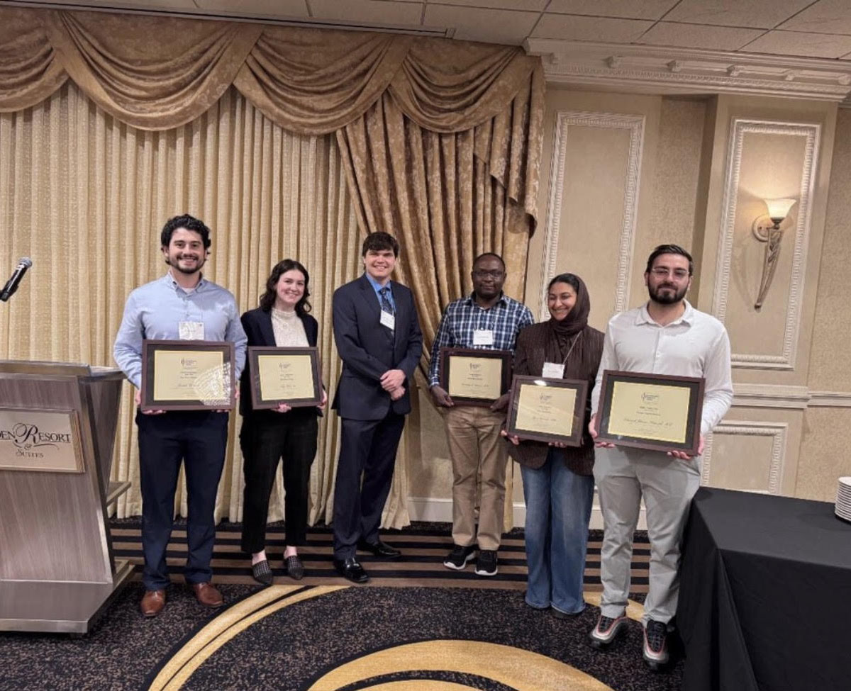 six students holding pa psychiatric awards