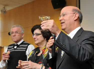 A toast on Drexel University College of Medicine's Class of 2011 Match Day