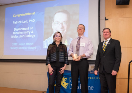 Patrick Loll, PhD, Receives the 2022 Julian Marsh Faculty Scholar Award