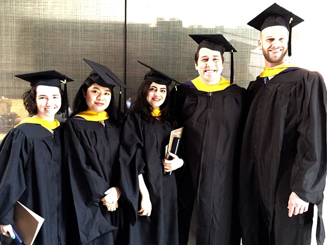 MS in Cancer Biology 2016 Graduates