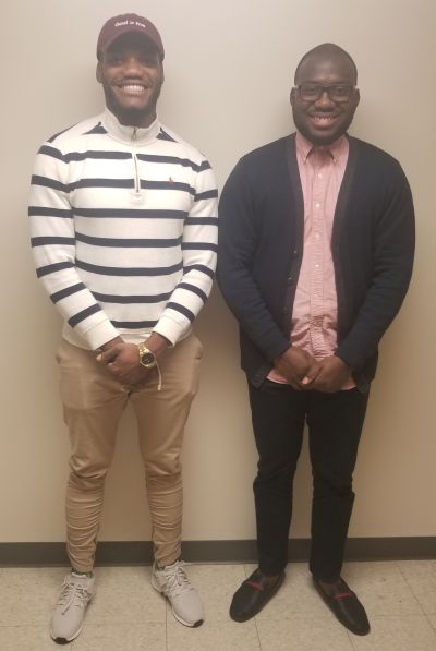 PALS program founders Stephen Acheampong (left) and Quincy Akaba