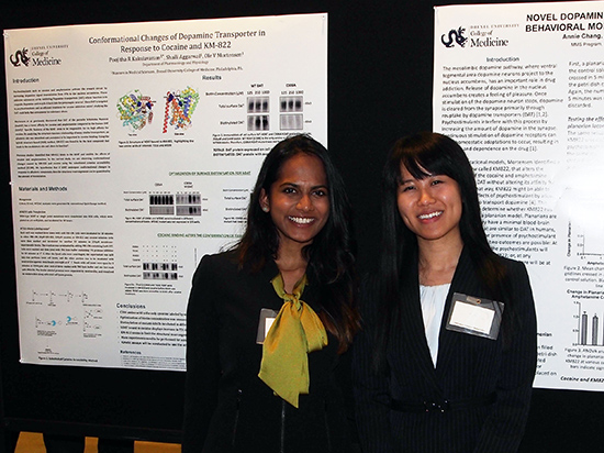 Drexel University College of Medicine Medical Science program students presenting their research posters.