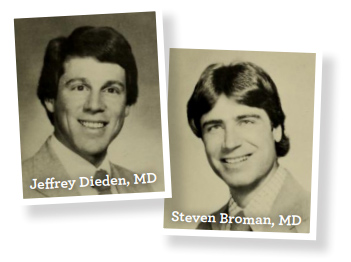 Jeffrey Dieden and Steven Broman, Class of 1982
