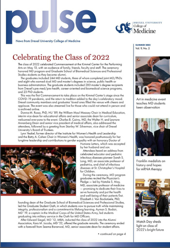 Drexel University College of Medicine Pulse Magazine Summer 2022
