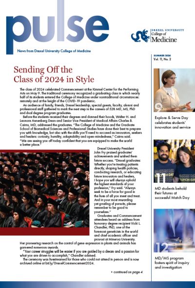 Drexel University College of Medicine Pulse Magazine Summer 2024