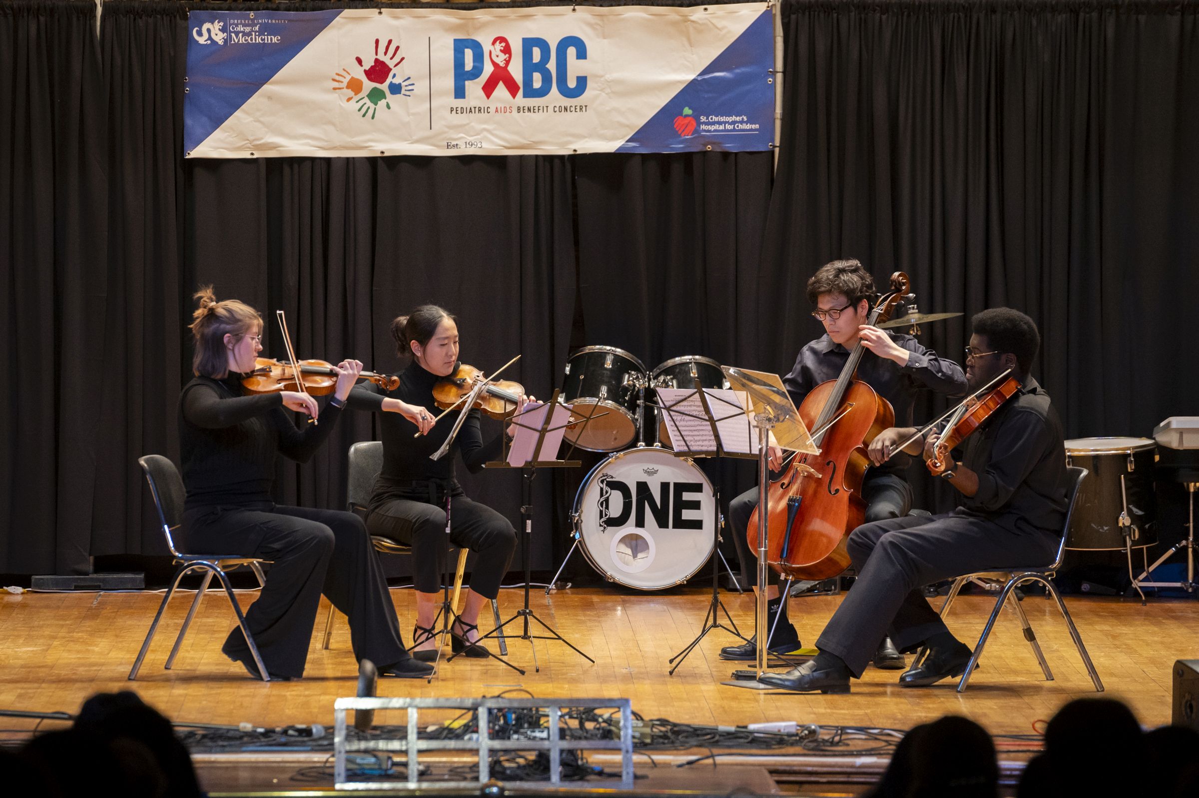 Performers at Drexel's Pediatric AIDS Benefit Concert