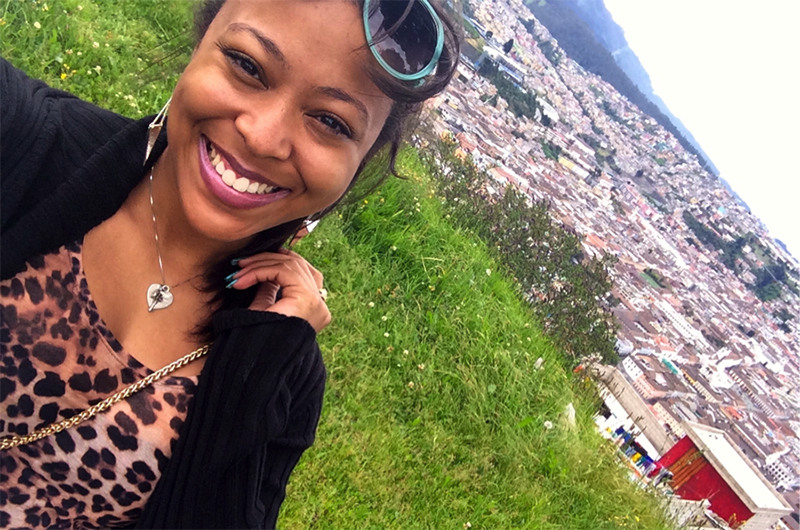 Kaila Taylor in Quito
