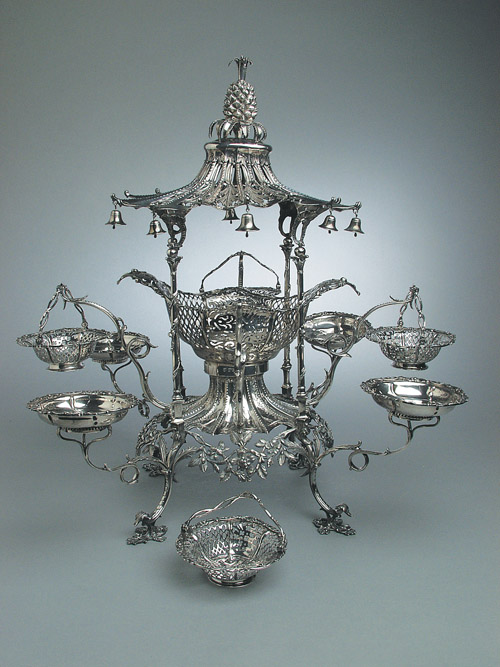 From the Collection III Silver Epergne, 1765 Now Drexel University