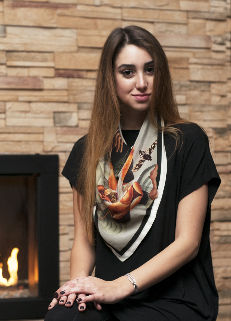 The Audubon Silk Scarf was designed using the historical Audubon prints housed in the Academy of Natural Sciences of Drexel University.