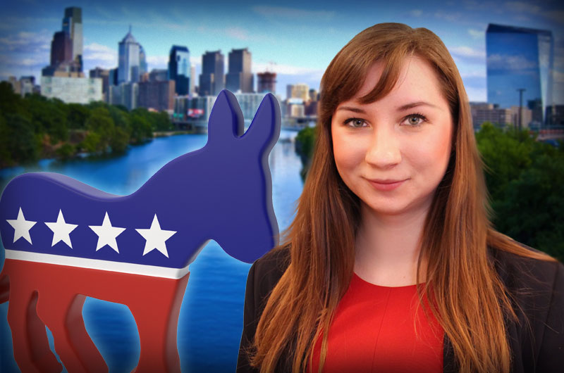 College of Arts and Sciences student Greta Jusyte interned with the Philadelphia Host Committee to help put on the Democratic National Convention.