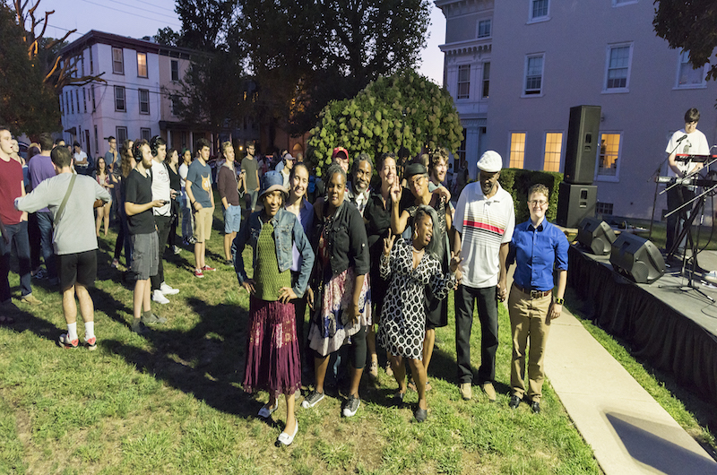 Writers Room members during their NEA Big Read launch event at the Dornsife Center for Neighborhood Partnerships, September 2016.