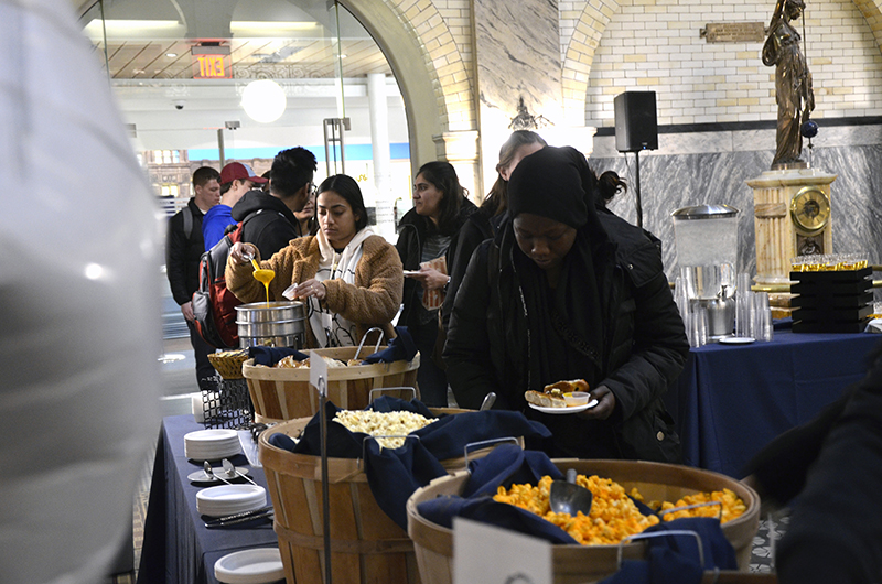 The inaugural University-wide Co-op Send-off event offered students the opportunity to reflect and unwind a bit before finals week with free snacks, cute Drexel-themed photo ops and encouraging words from the University’s academic and cooperative education leaders.