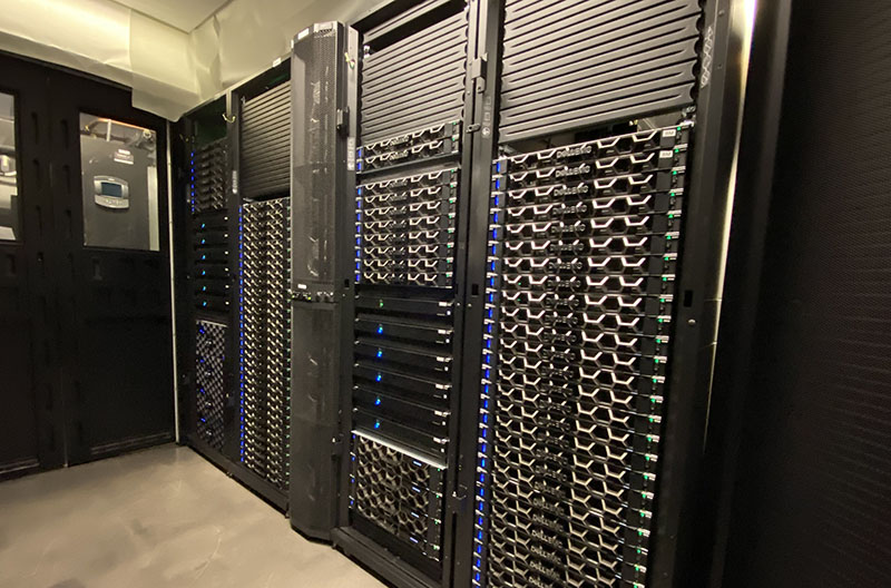 A data server in Picotte. Photo credit: David Chin.