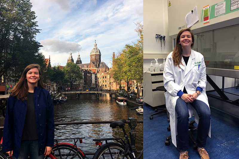 Emily Lurier, who received her PhD from Drexel in biomedical engineering in 2019, on her Fulbright in the Netherlands.