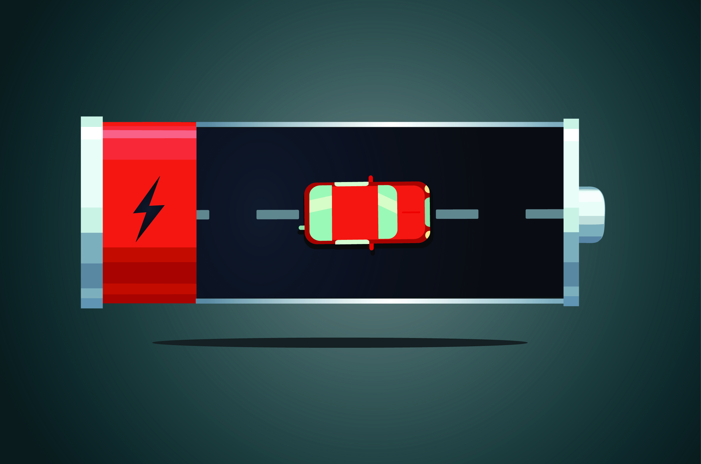 electric vehicle battery graphic