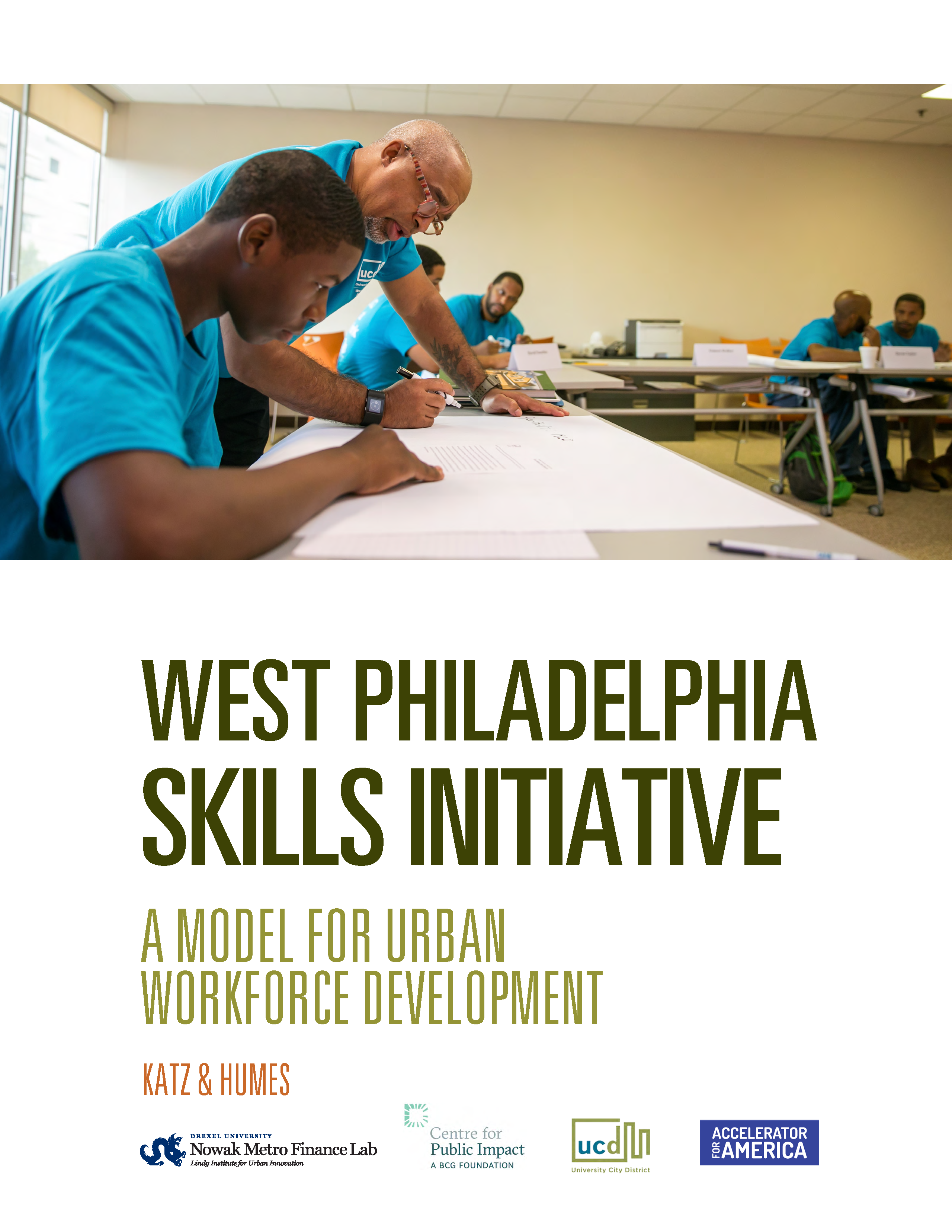 Cover of West Philadelphia Skills Initiative Report from the Nowak Lab