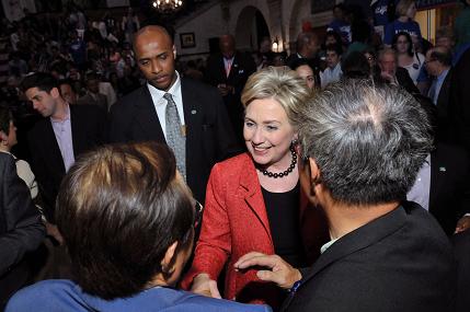 Hillary Clinton Visits Drexel 
