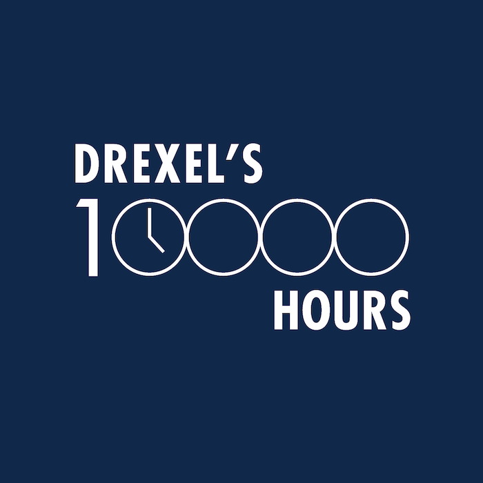 Drexel 10000 Hours Podcast Logo
