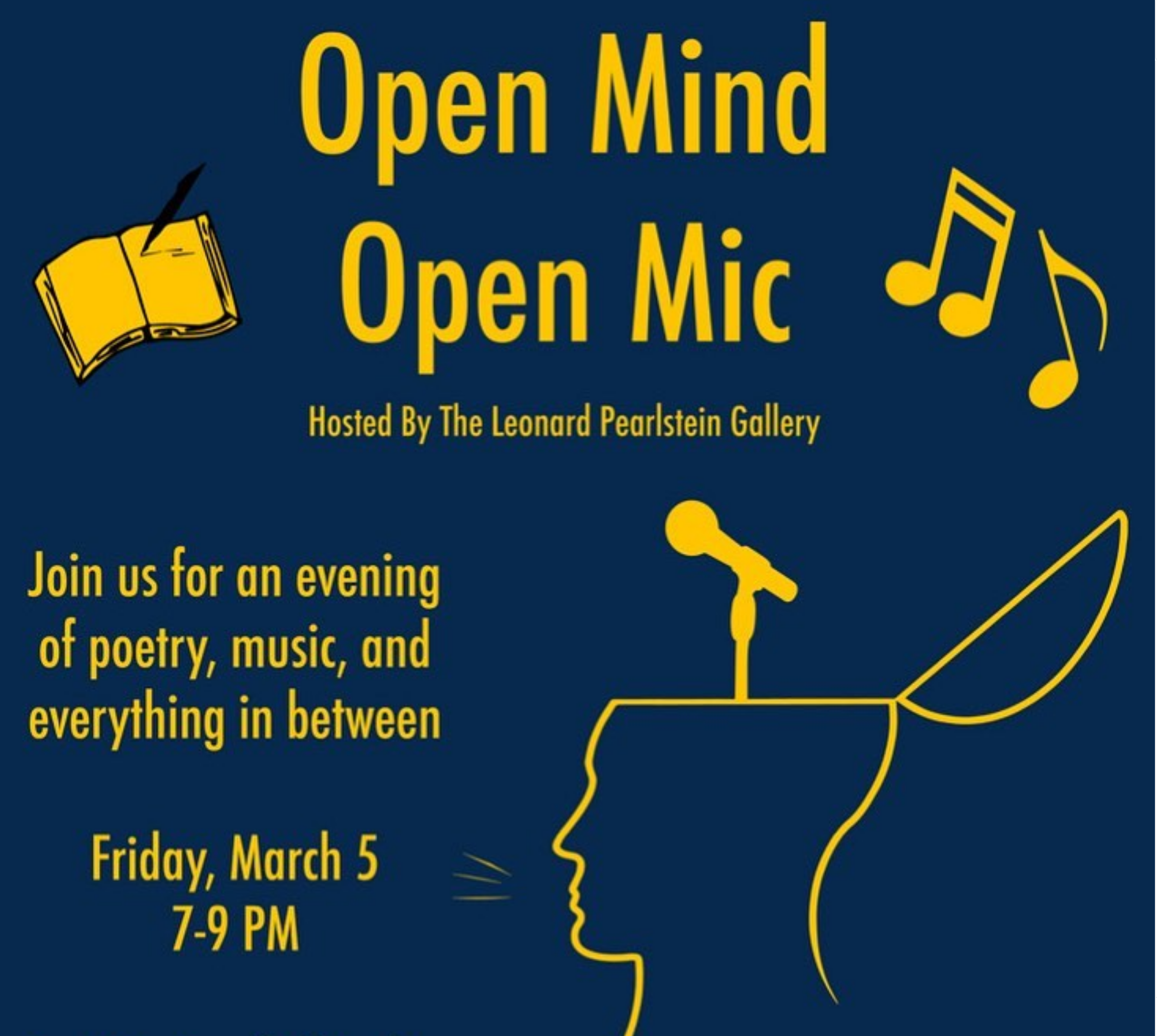 Open Mind Open Mic Banner