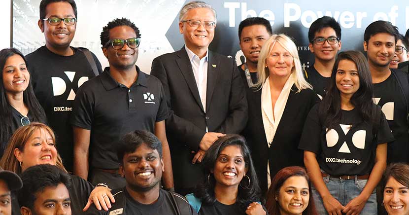 Students posing in a group