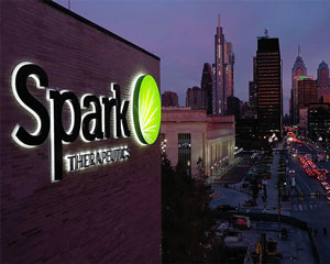 Spark Therapetics building exterior.