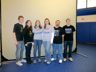 lineup of Rad Tech students