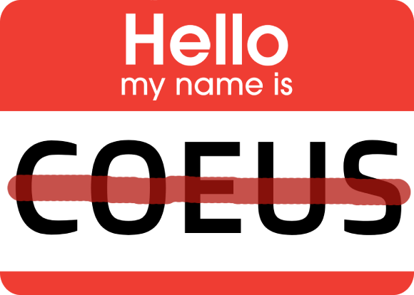 Name tag for COEUS Replacement Naming Contest
