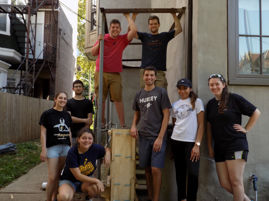 The Engineers Without Borders - Drexel Smart House biosand filter project group for the 2016-2017 season