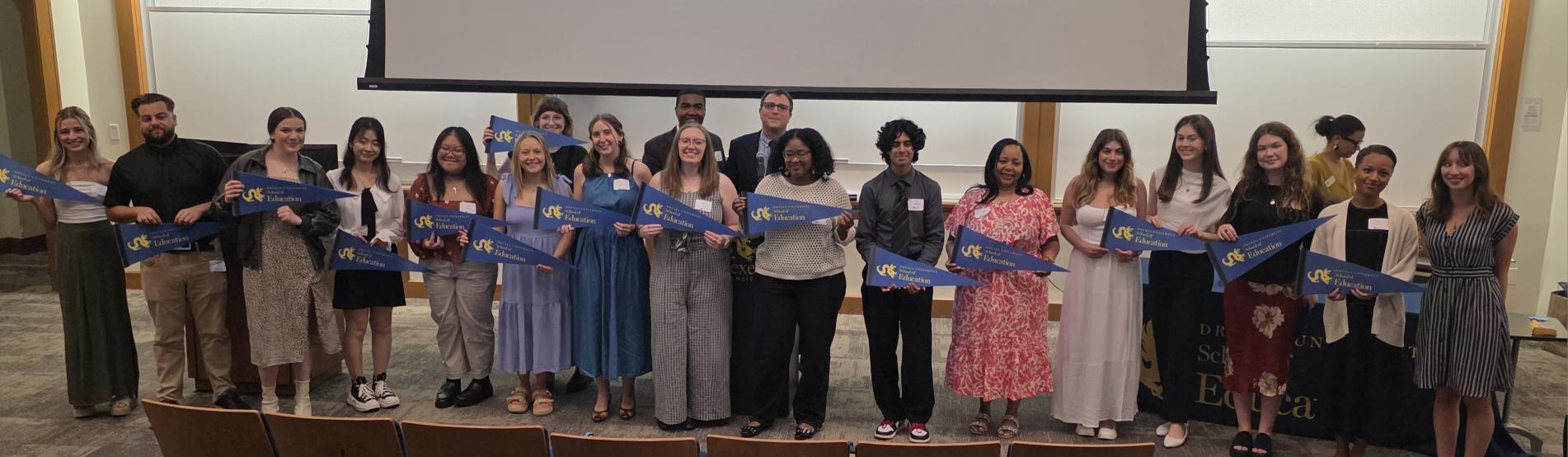 Graduating students from Drexel's School of Education were selected for a variety of awards.