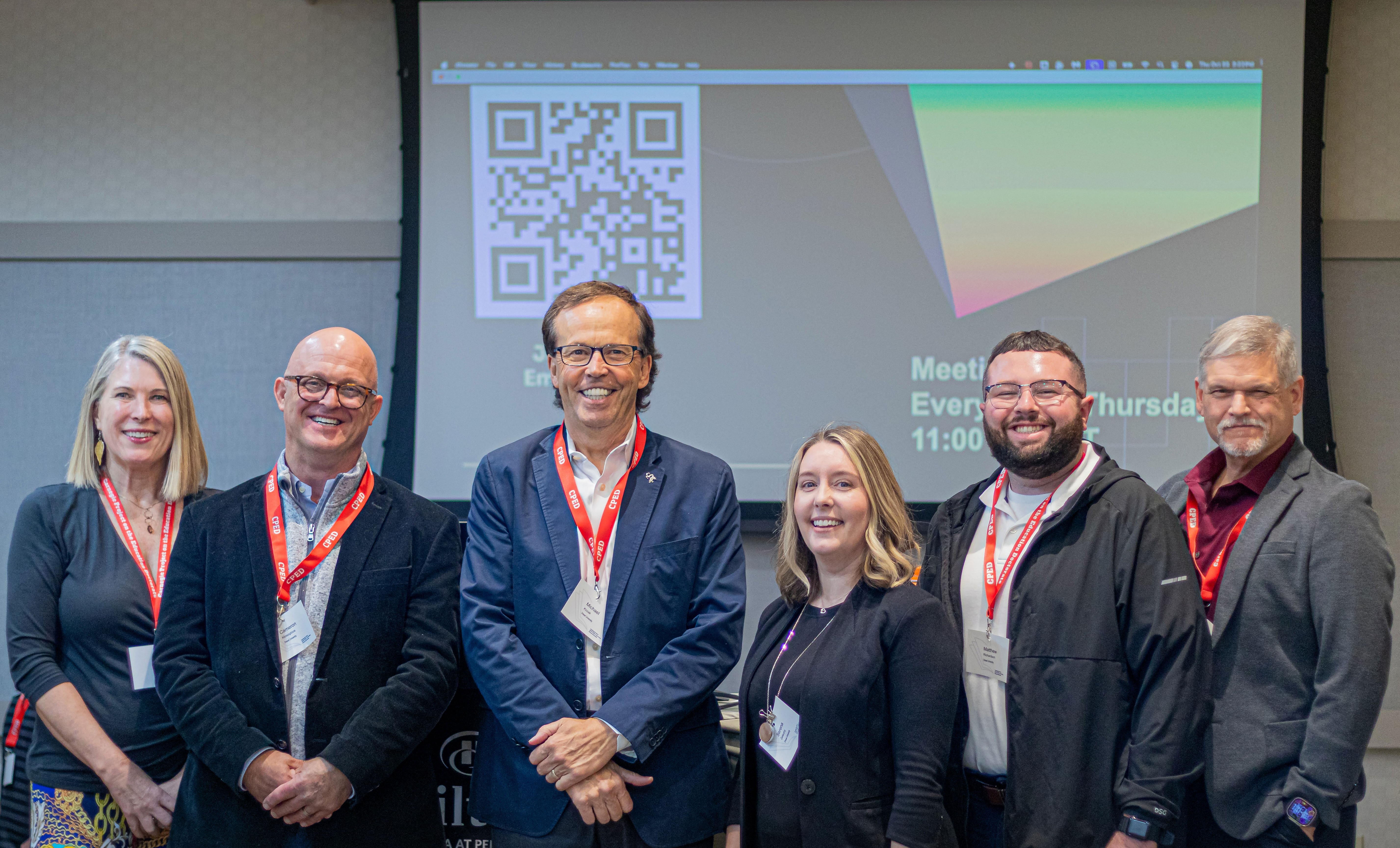 School of Education Students and Faculty in CPED Convening 2025