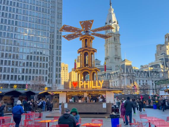 Love Park Christmas Village 2025