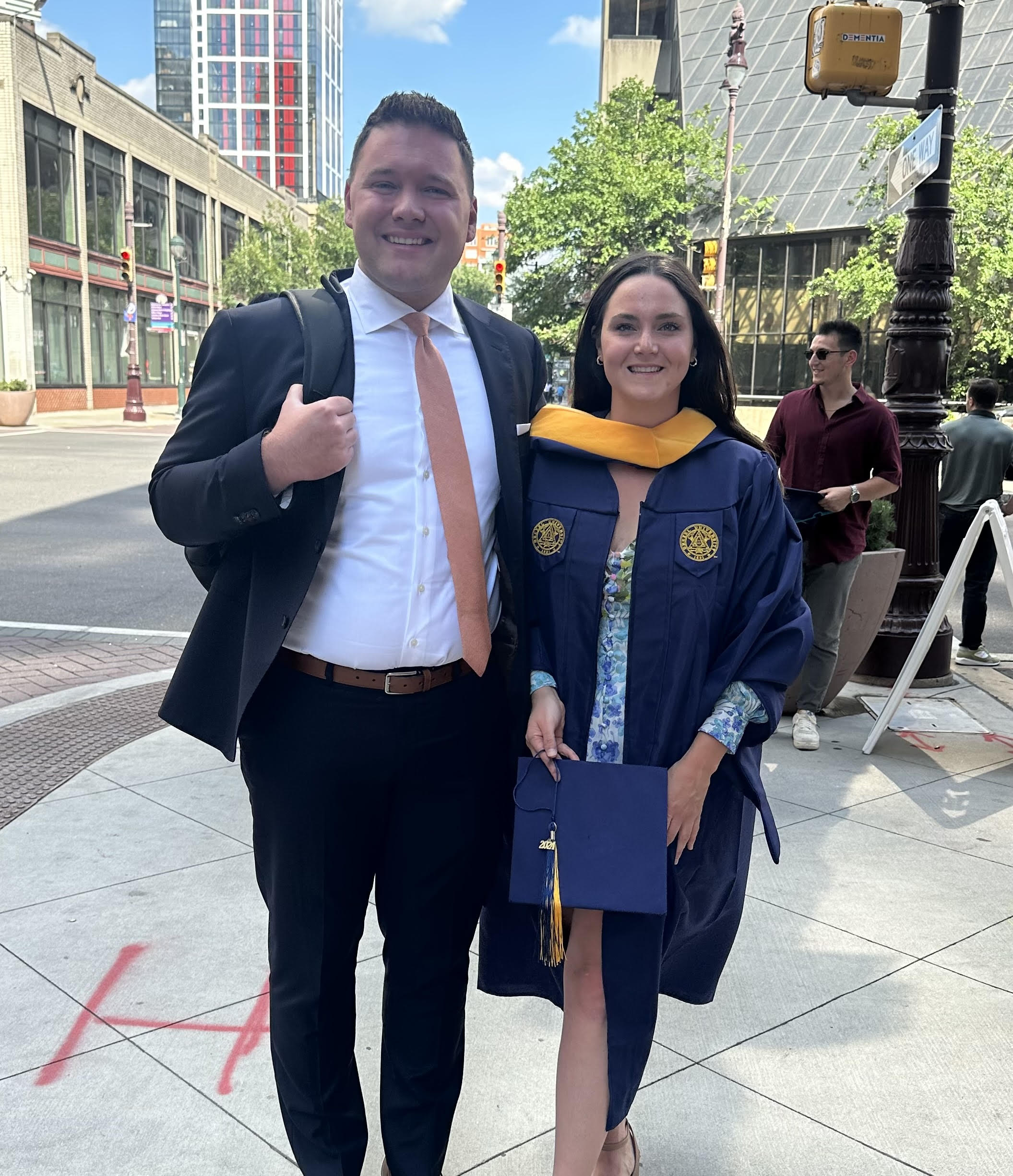 Photo of Valerie Colantuono at her graduation
