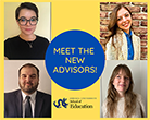 School of Education new advisors
