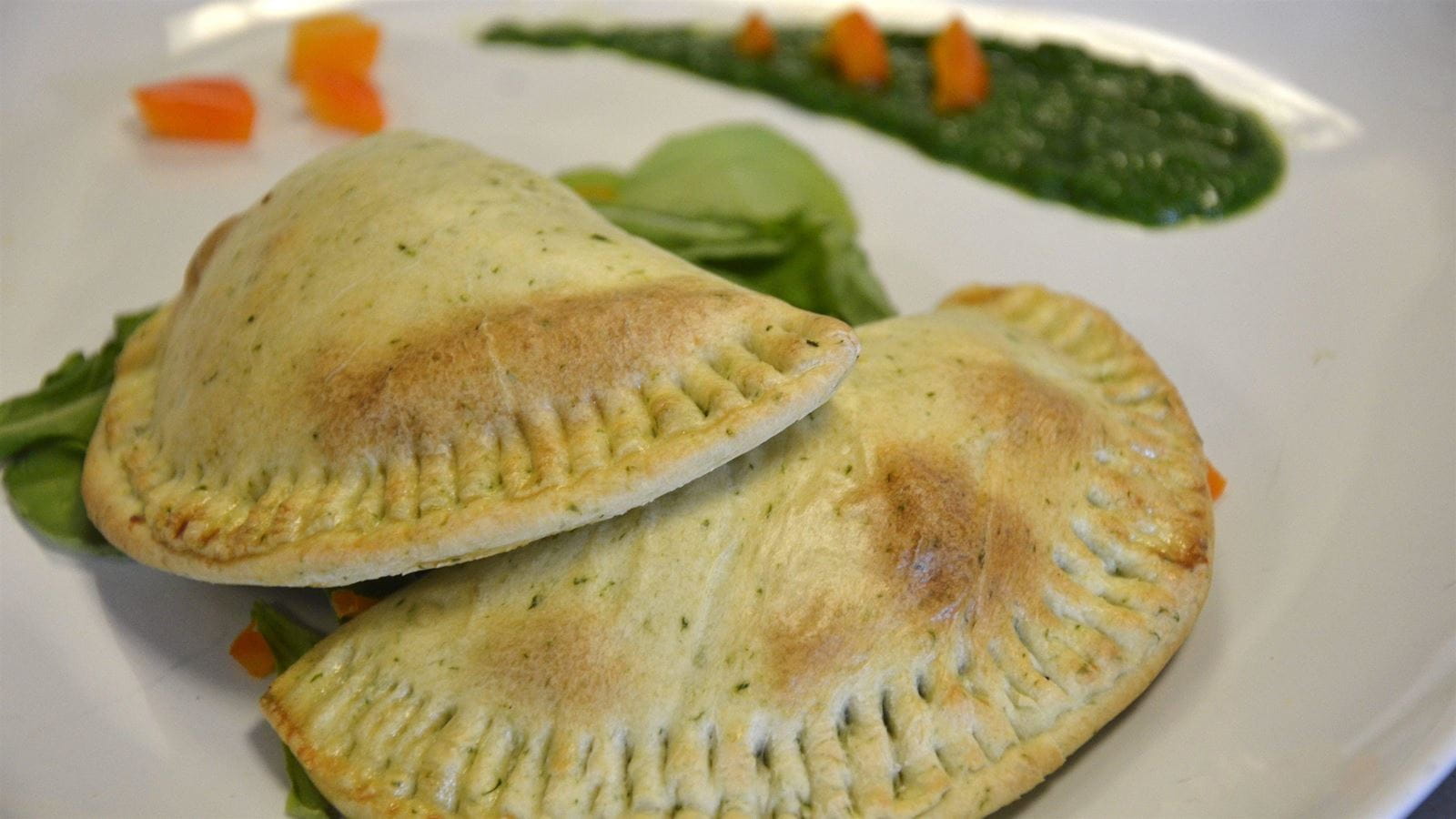 One team made empanadas with vegetables that would be grown at Longwood Gardens.