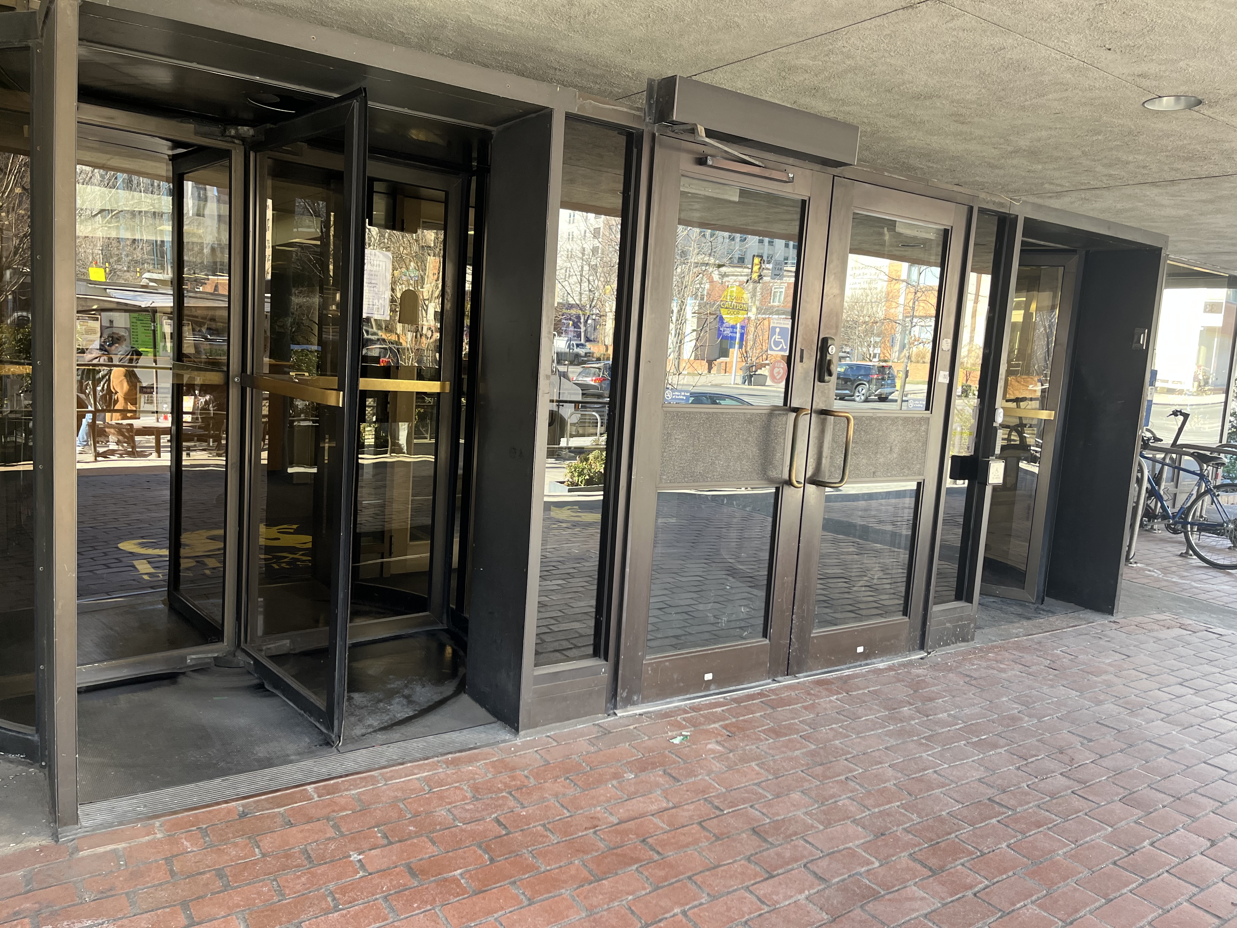 Hagerty Library entrance