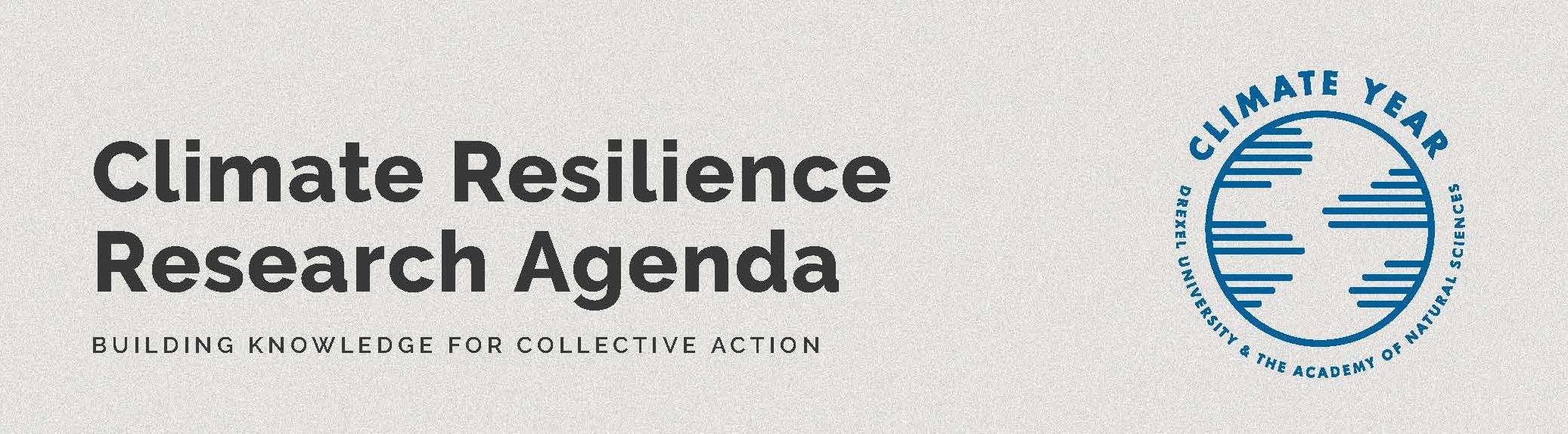 Climate Resilience Research Agenda