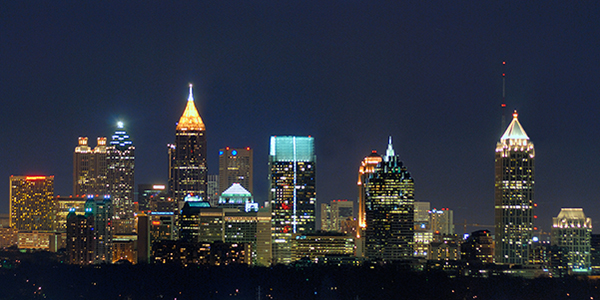 Skyline of Atlanta from Buckhead