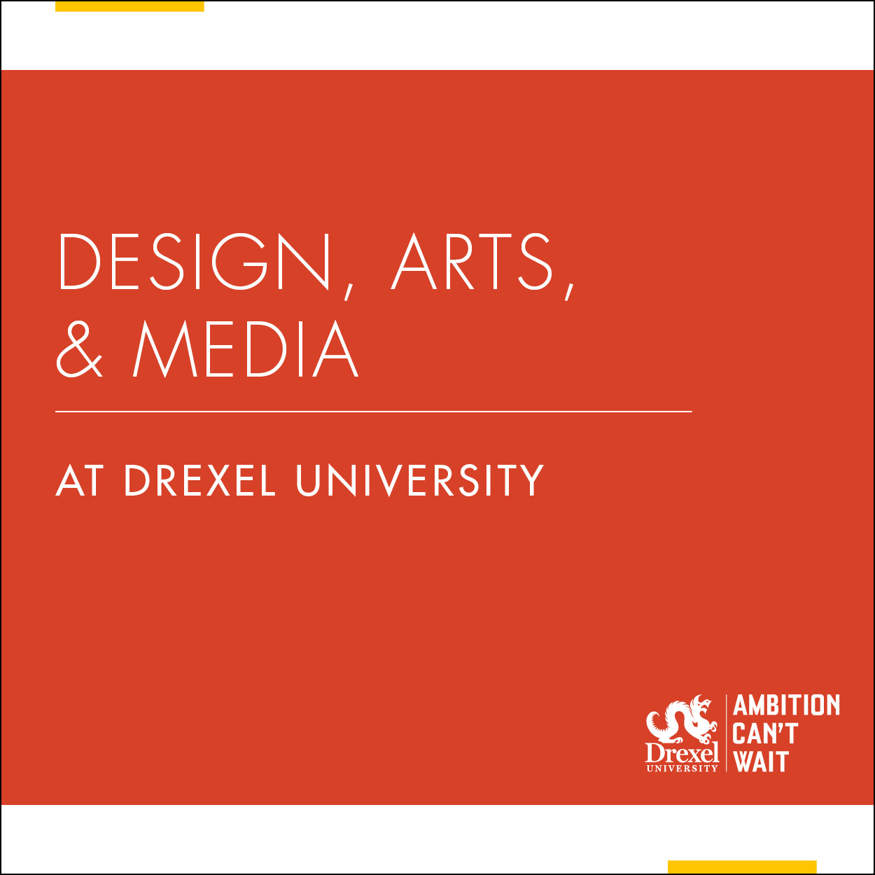 Design, Arts, and Media at Drexel University