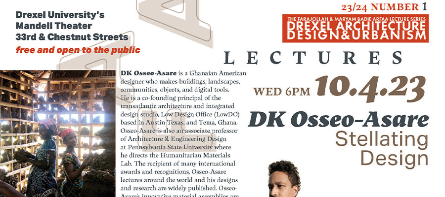 DK Osseo-Asare presented the first Arfaa lecture of the year 