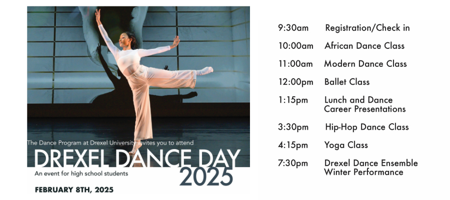 Dance Day 2025 Poster of student dancing