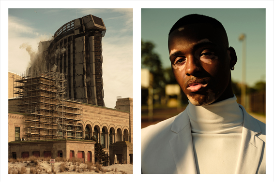 Photographic diptych by photographer Noah Addis.