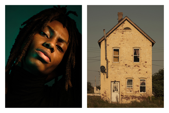 Photographic diptych by photographer Noah Addis.