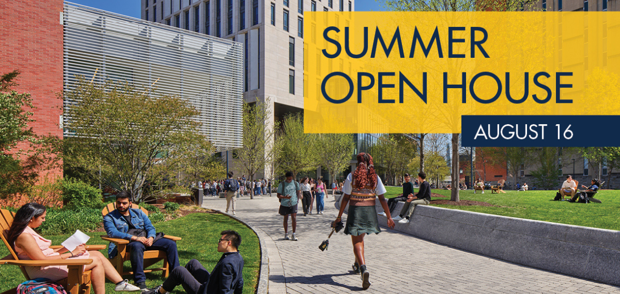 picture of drexel campus with students walking around for summer open house 2026