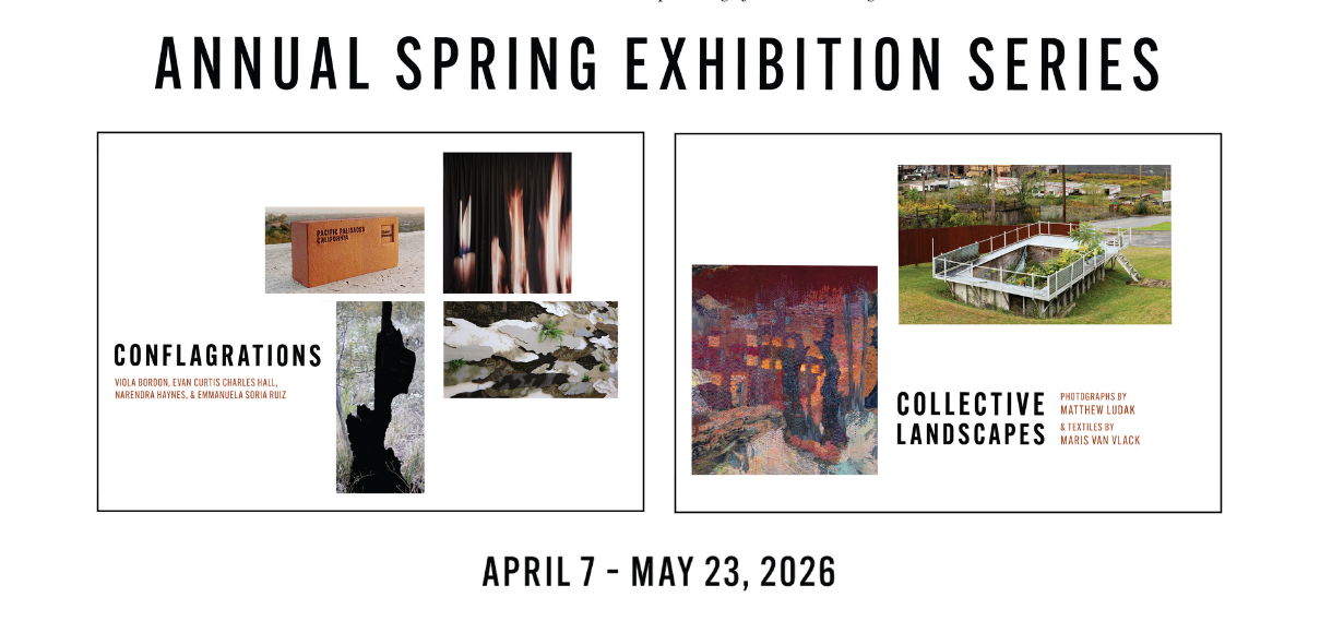 promotion for two exhibitions with photographs