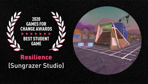 Resilience receives 2020 Games For Change Best Student Game Award