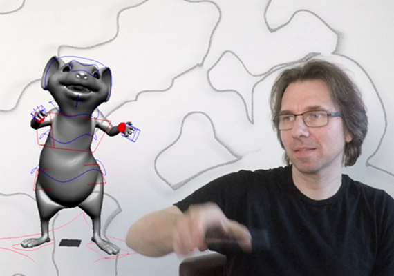 Emil Polyak using motion capture 