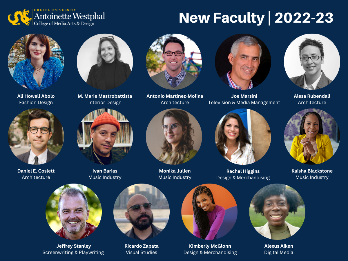Headshots for new faculty 22-23, text in article